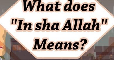 What does ''In sha Allah'' Means ? With all examples and full ilustration