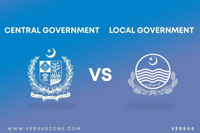 Central Government VS Local Government | Similarities and differences